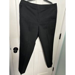 Talbots Heritage Gray Side Pocket Side Zip Straight Leg Dress Pants Size 12